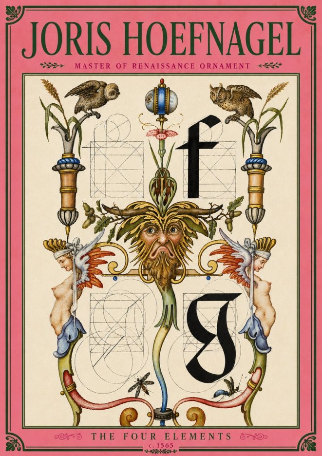 Joris Hoefnagel The Four Elements II No5 - Poster