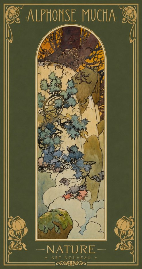 Mucha Nature No2 - Poster