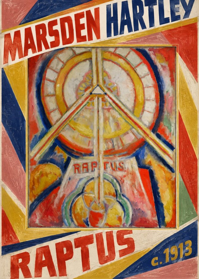 Marsden Hartley Raptus No5 - Poster