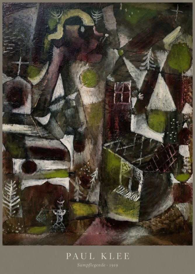 Paul Klee Sumpflegende I No6 - Poster