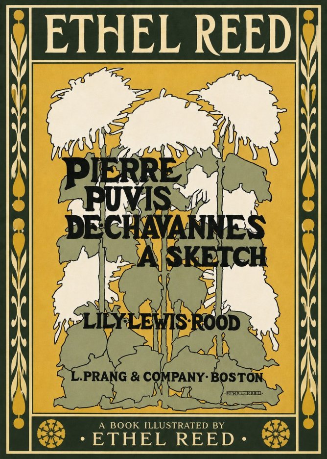 Ethel Reed Pierre Puvis De Chavannes a Sketch No3 - Poster