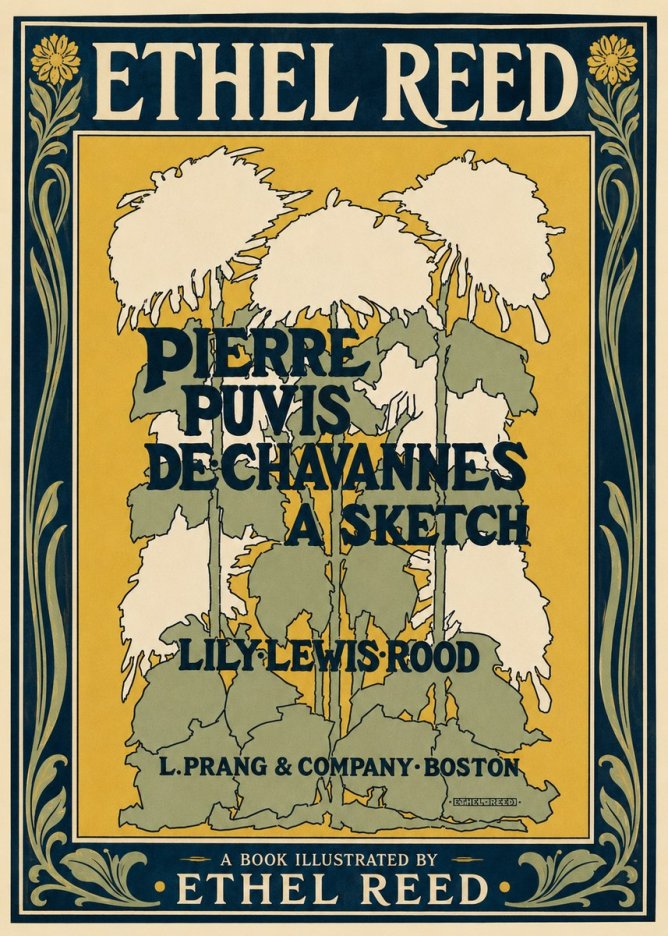 Ethel Reed Pierre Puvis De Chavannes a Sketch No6 - Poster