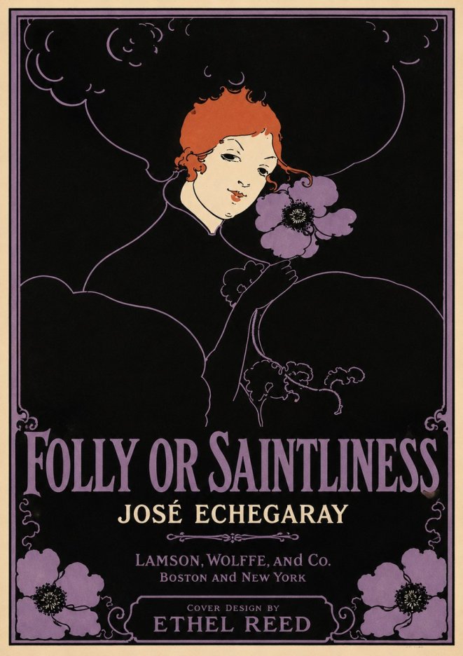 Ethel Reed Folly or Saintliness No2 - Poster