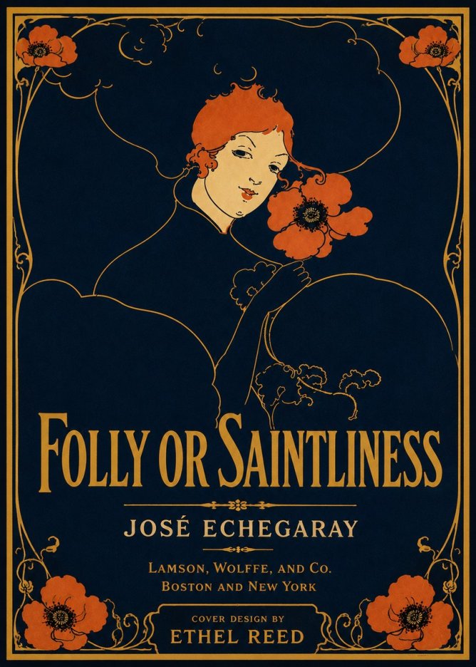 Ethel Reed Folly or Saintliness No5 - Poster