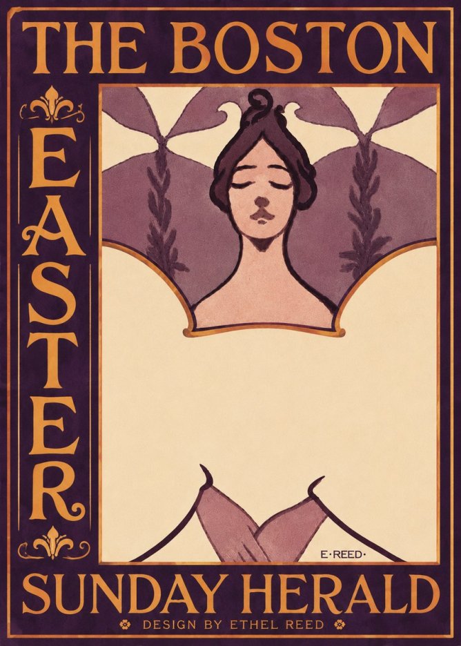 Ethel Reed The Boston Easter Sunday Herald No5 - Poster