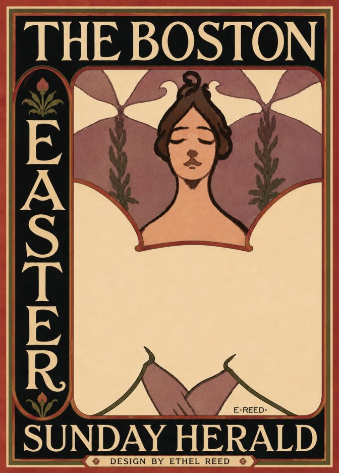 Ethel Reed The Boston Easter Sunday Herald No6 - Poster