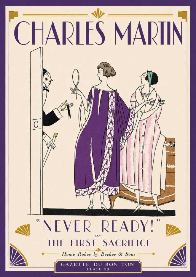 Charles Martin Never Ready! or the First Sacrifice No4 - Poster