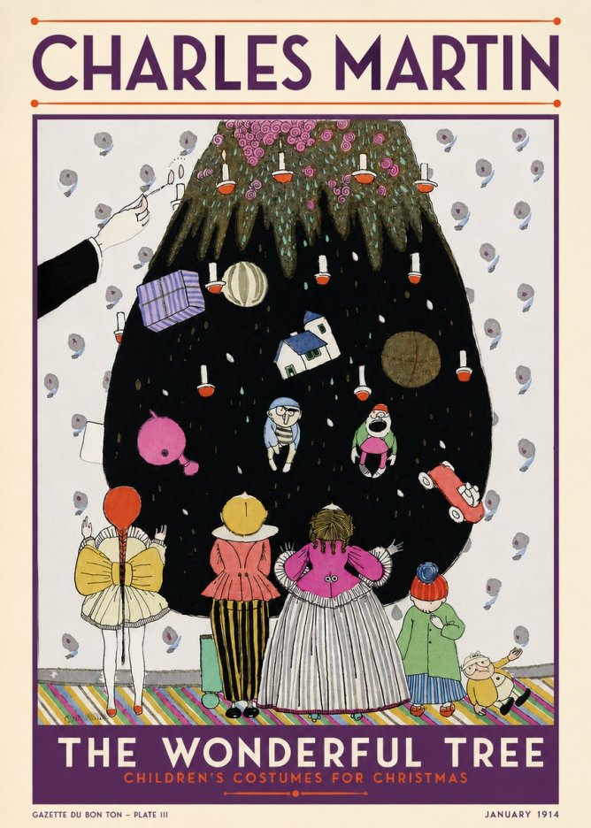 Charles Martin The Wonderful Tree No4 - Poster