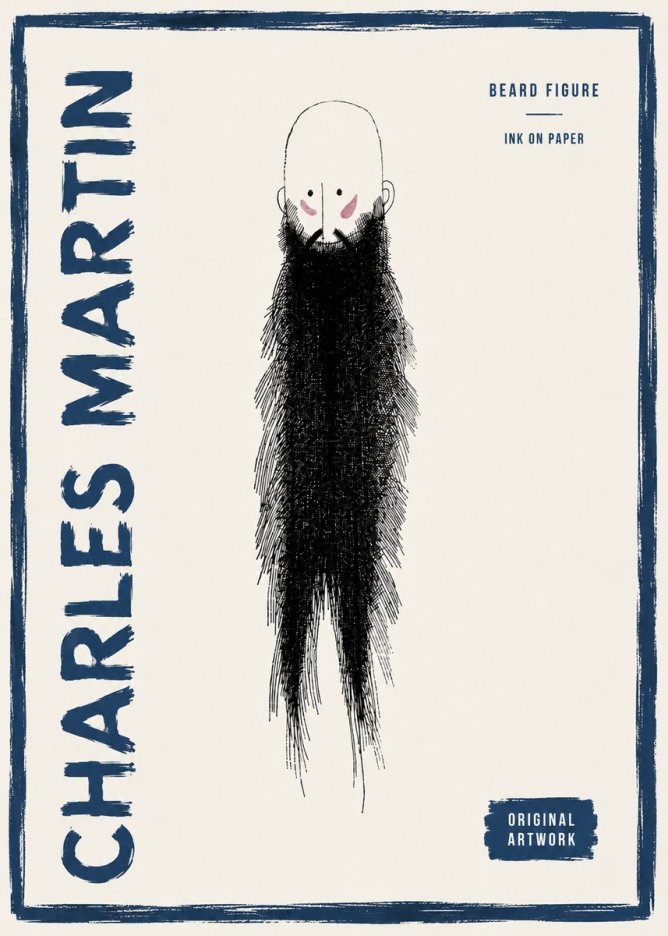 Charles Martin Beard Figure No4 - Poster