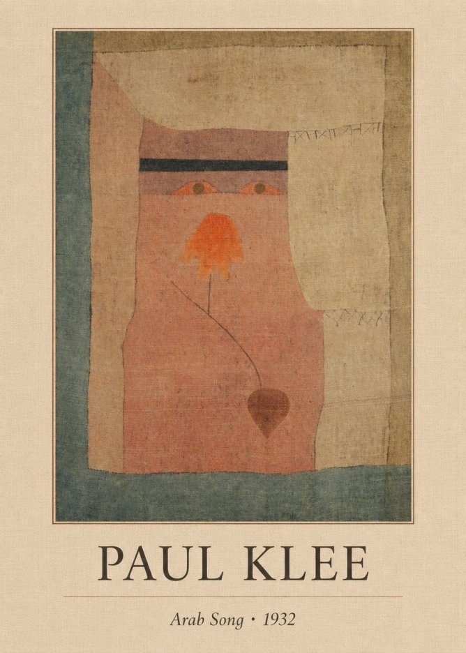 Paul Klee Arab Song No4 - Poster