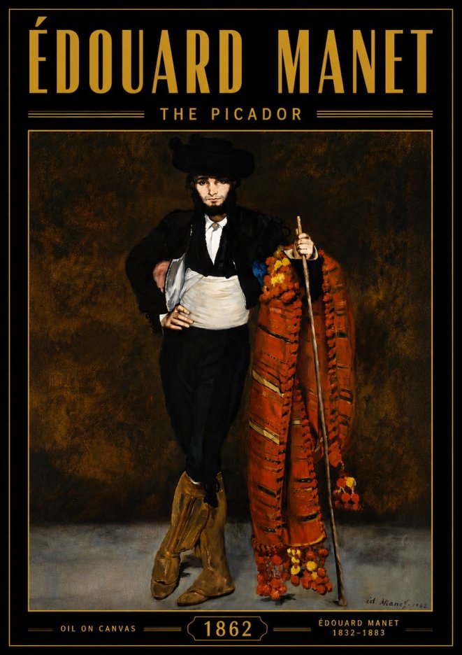 Édouard Manet The Picador No6 - Poster