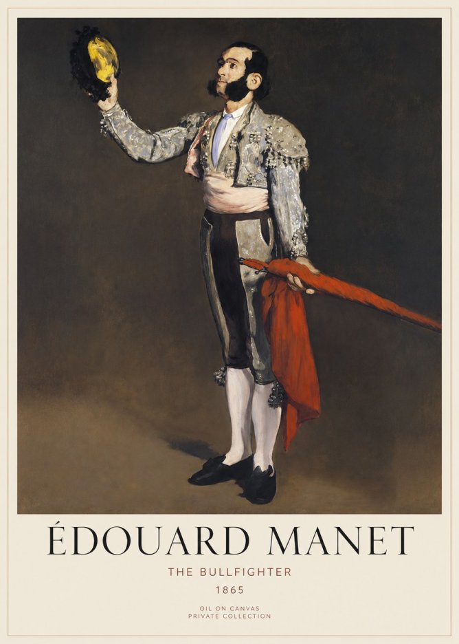 Édouard Manet The Bullfighter No6 - Poster