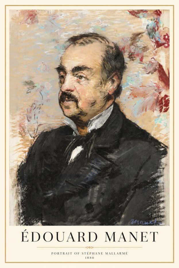 Édouard Manet Portrait of Stéphane Mallarmé I No1 - Poster