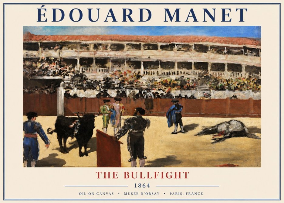 Édouard Manet The Bullfight II No3 - Poster