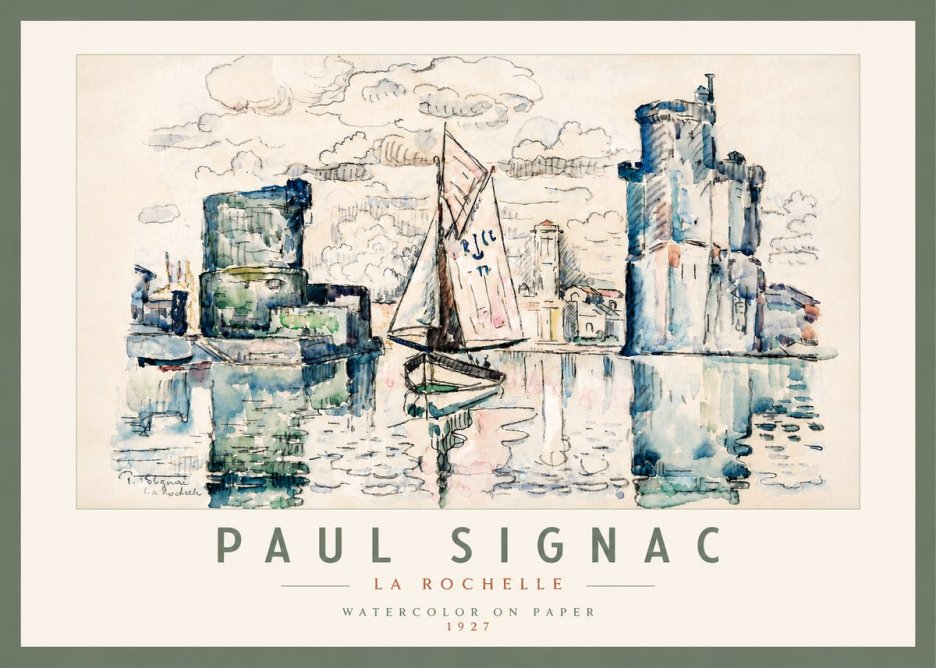 Signac La Rochelle II No6 - Poster