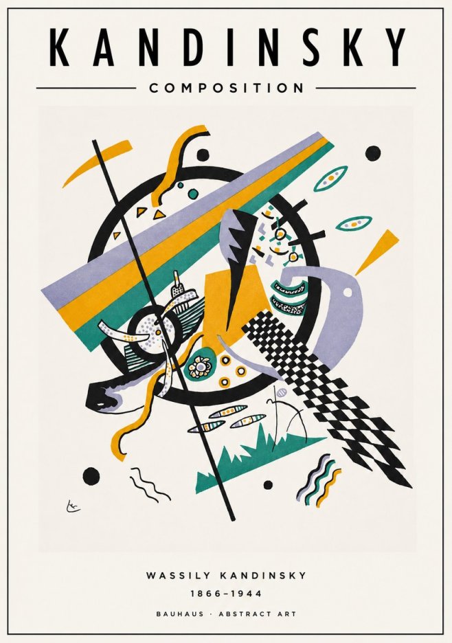 Kandinsky Composition III No1 - Poster