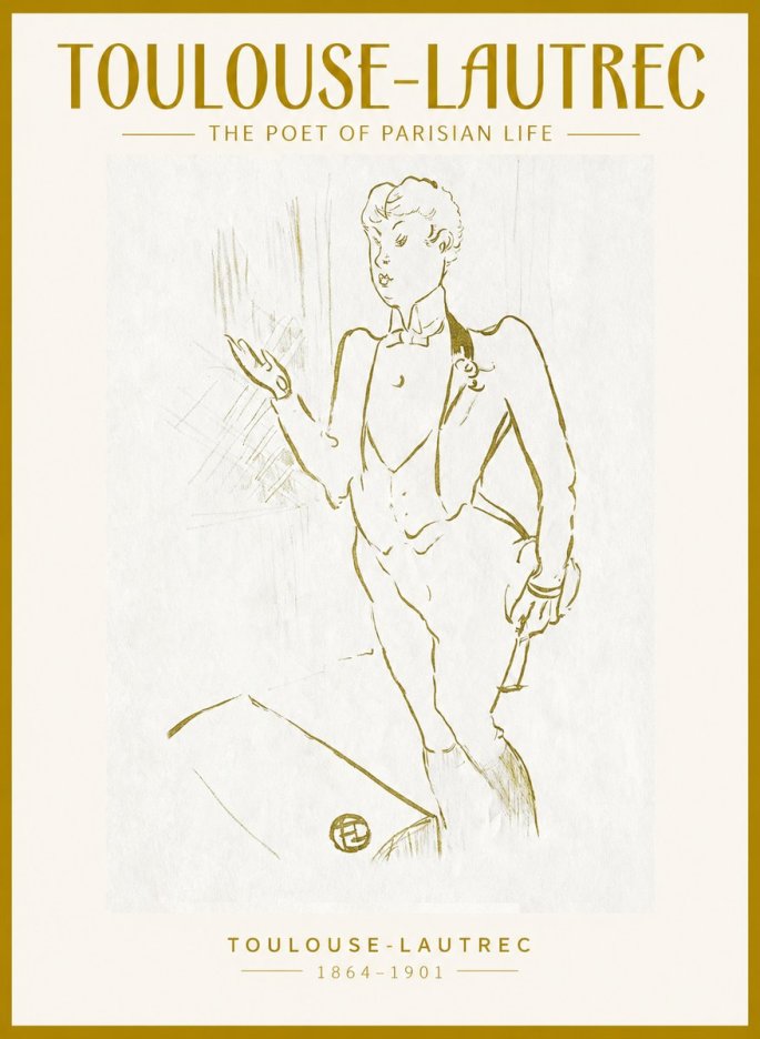 Toulouse-Lautrec The Poet of Parisian Life No1 - Poster