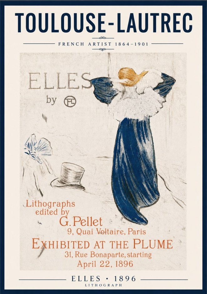 Toulouse-Lautrec Elles No6 - Poster