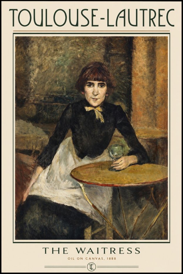 Toulouse-Lautrec The Waitress No2 - Poster