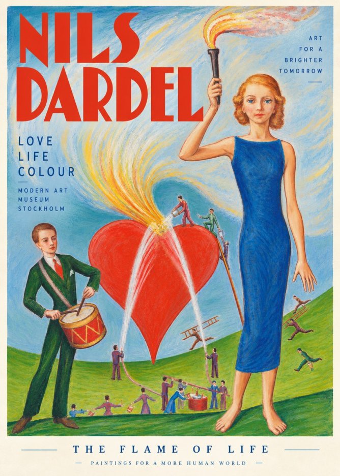 Nils Dardel The Flame of Life No3 - Poster