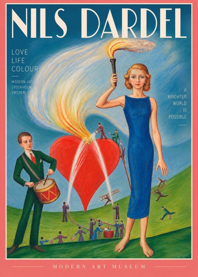 Nils Dardel The Flame of Life No4 - Poster