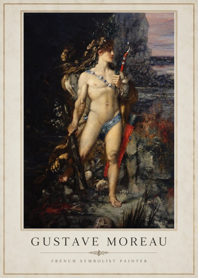 Gustave Moreau Saint Sebastian I No2 - Poster