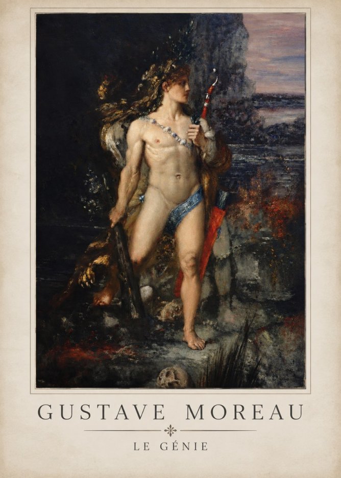Gustave Moreau Saint Sebastian I No5 - Poster