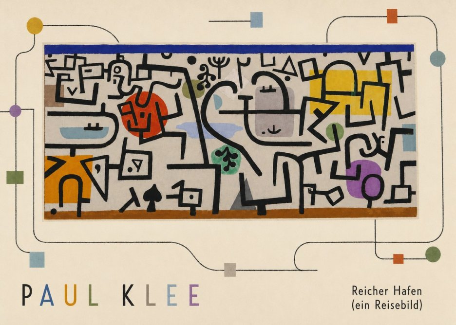 Paul Klee Reicher Hafen (Ein Reisebild) I No4 - Poster