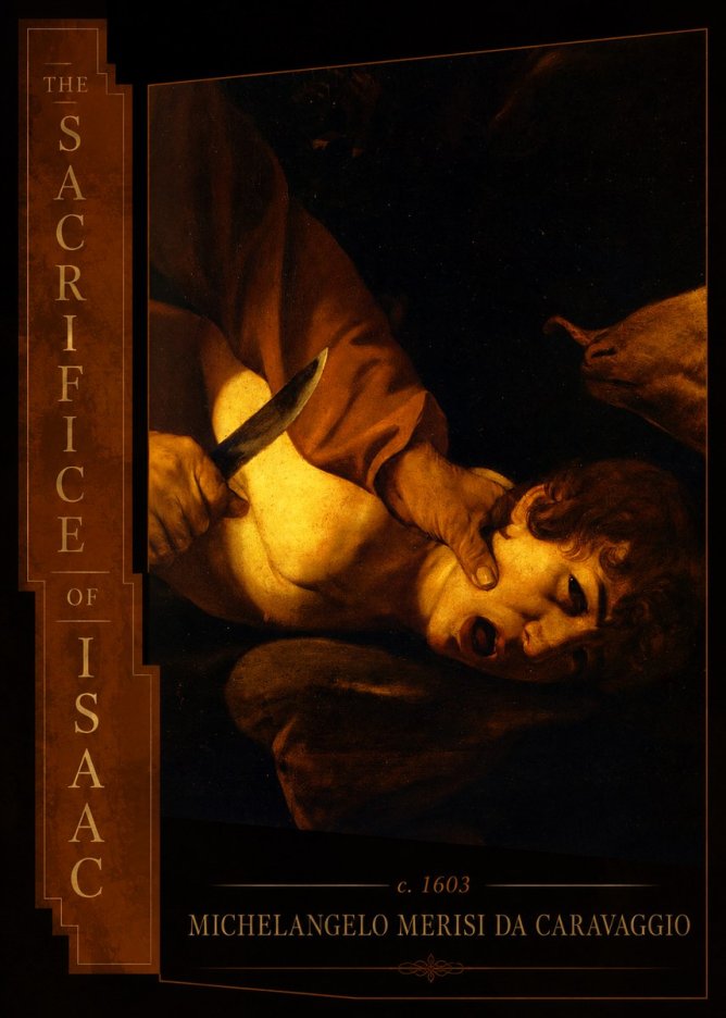 Michelangelo Merisi da Caravaggio The Sacrifice of Isaac II No2 - Poster