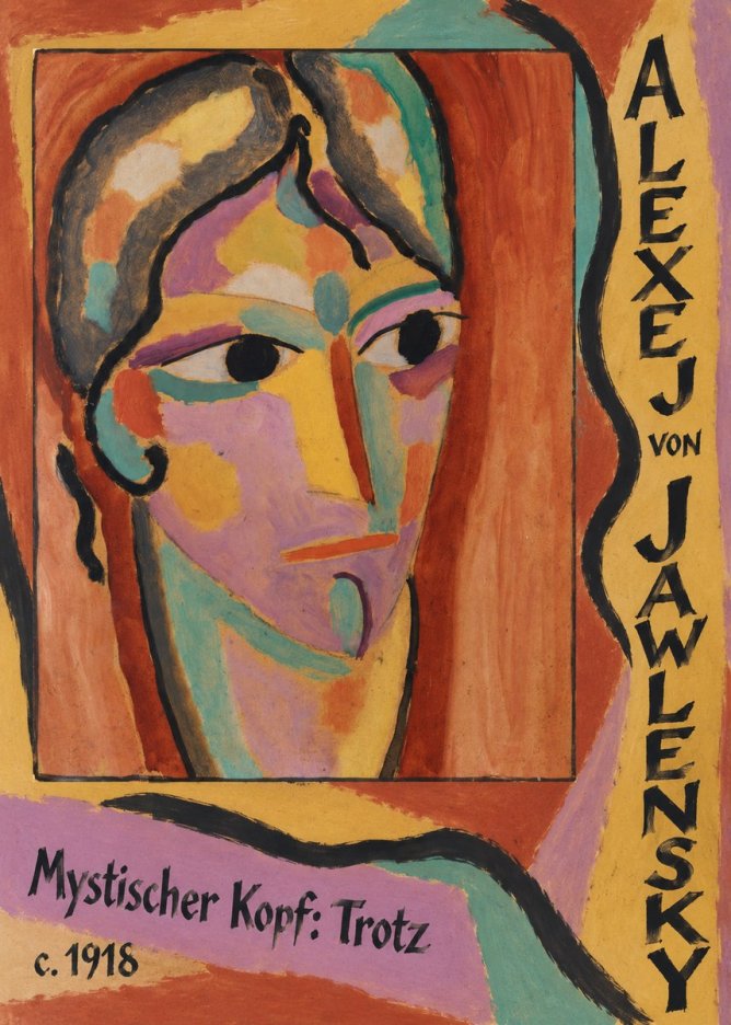 Alexej von Jawlensky Mystischer Kopf: Trotz No2 - Poster