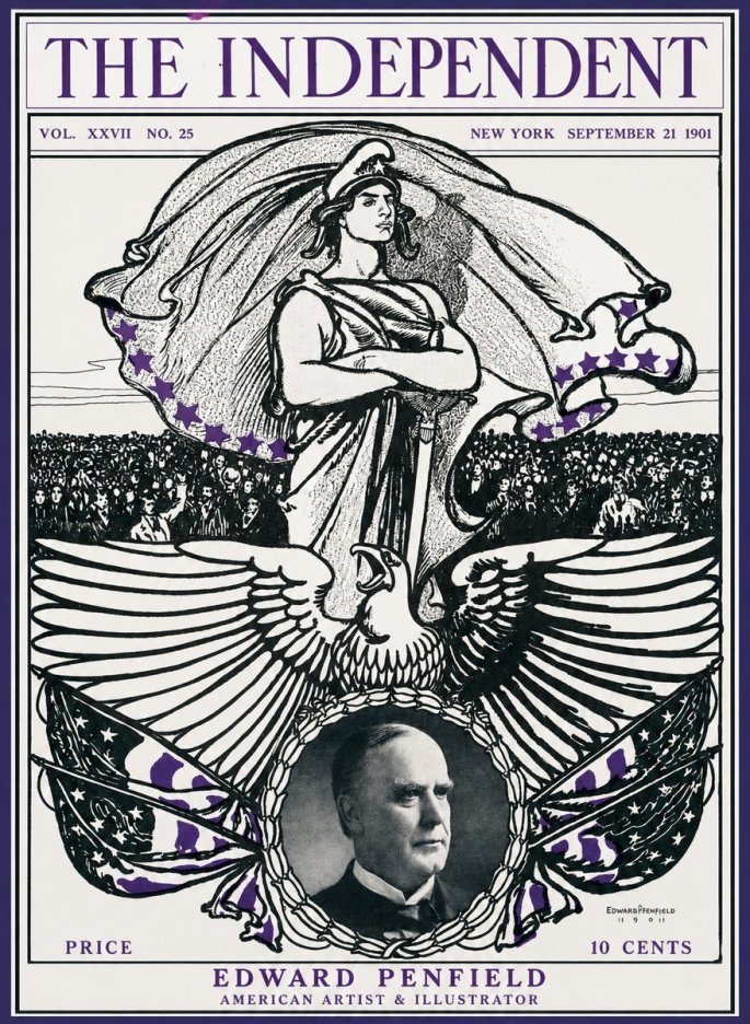 Edward Penfield The Independent No1 - Poster