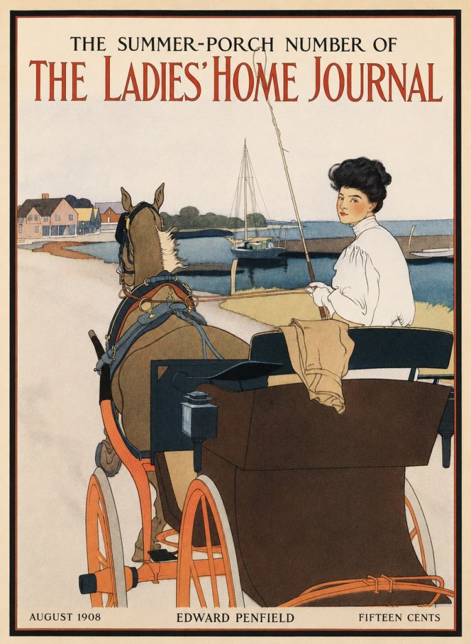 Edward Penfield The Ladies' Home Journal No1 - Poster