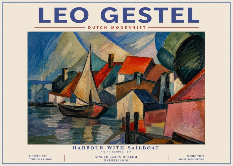 Leo Gestel The Quiet Moment No3 - Poster