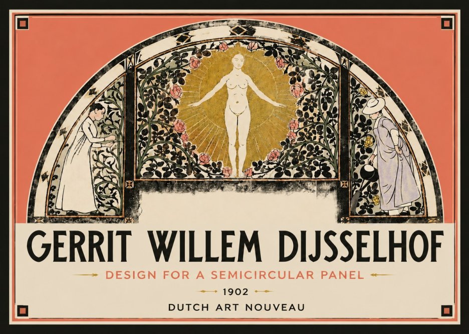 Gerrit Willem Dijsselhof Nature's Awakening No6 - Poster