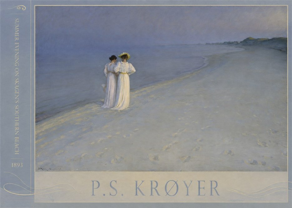 P.S. Krøyer Summer Evening on Skagen's Southern Beach No2 - Poster