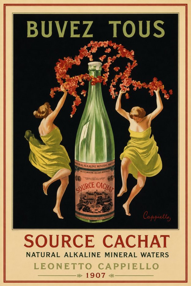 Leonetto Cappiello Source Cachat No5 - Poster