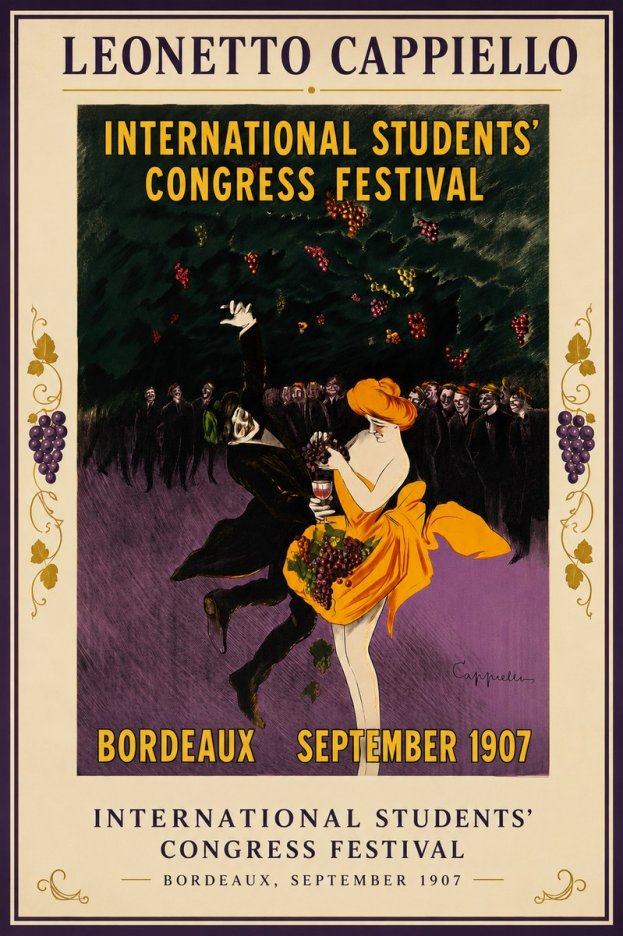 Leonetto Cappiello International Students' Congress Festival No6 - Poster