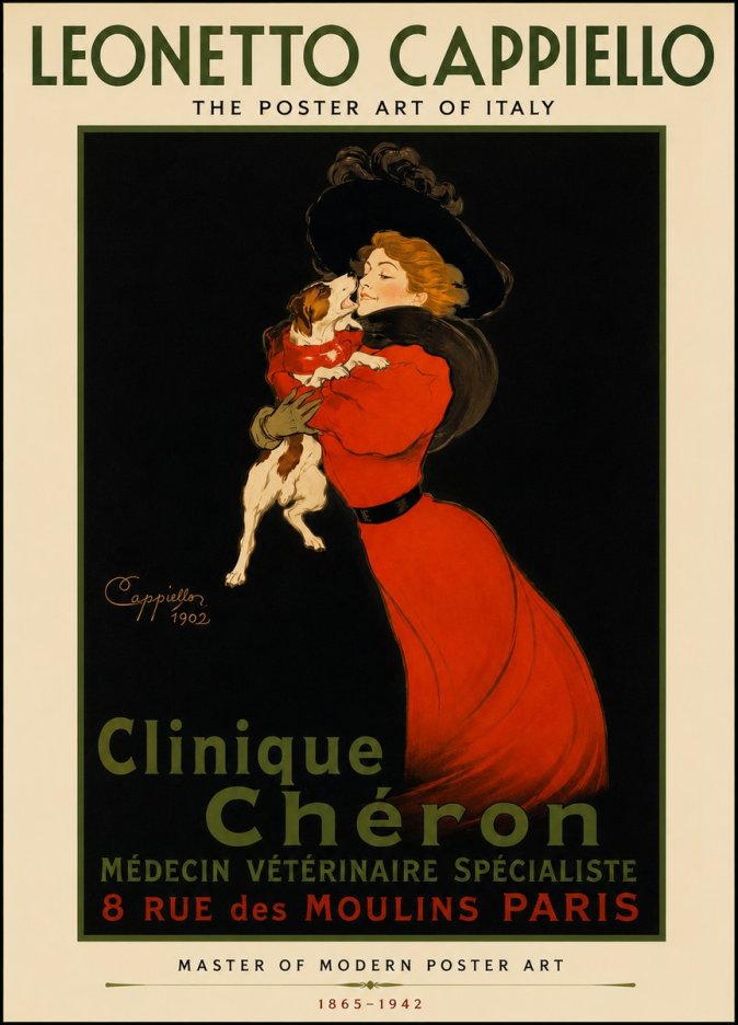 Leonetto Cappiello Clinique Chéron No3 - Poster