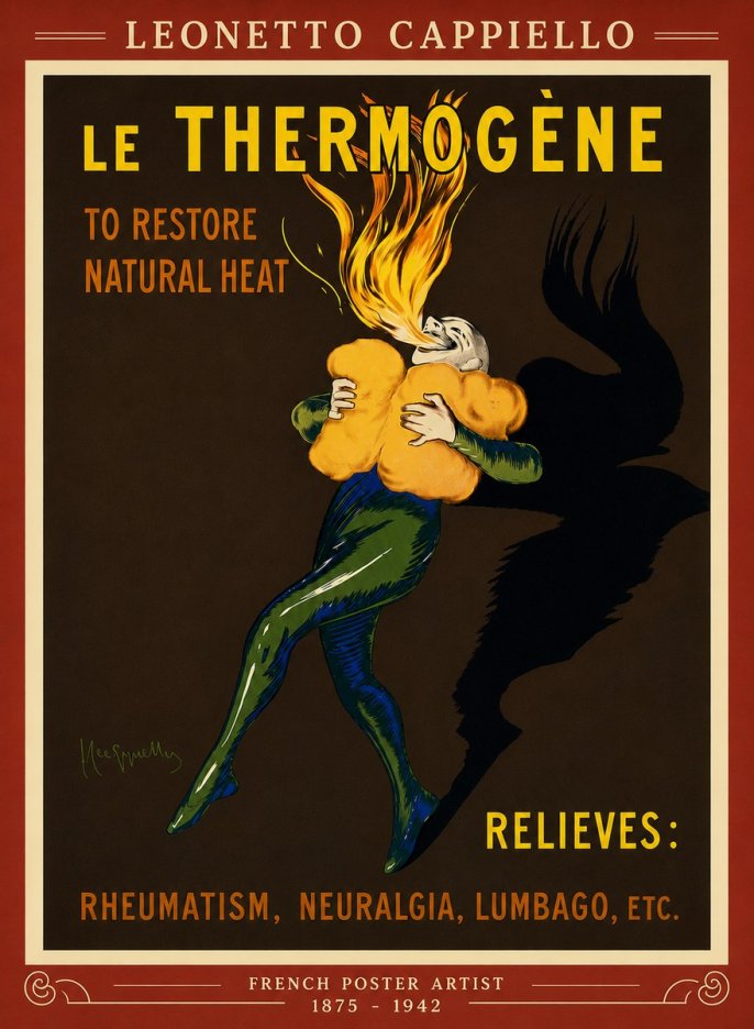 Leonetto Cappiello Le Thermogène No6 - Poster