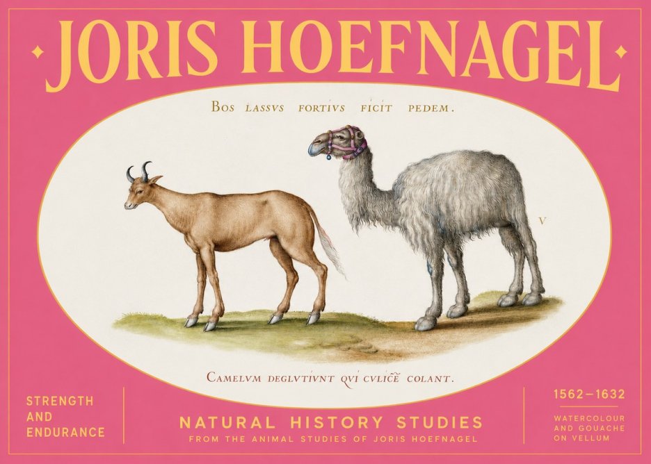 Joris Hoefnagel A Study of Strength and Endurance No2 - Poster