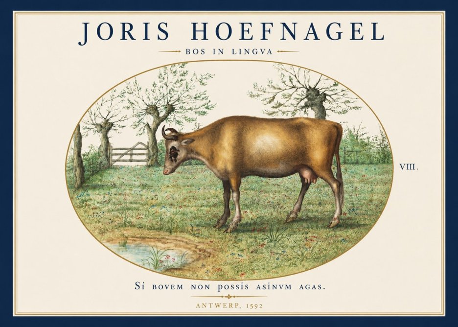 Joris Hoefnagel Bos in Lingva No4 - Poster