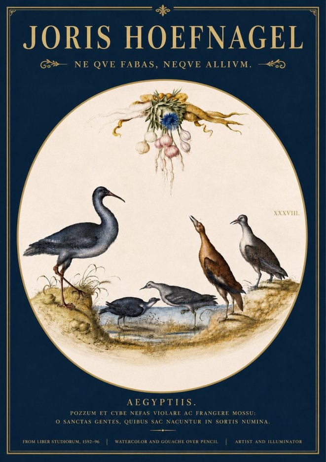 Joris Hoefnagel Aegyptiis. No4 - Poster