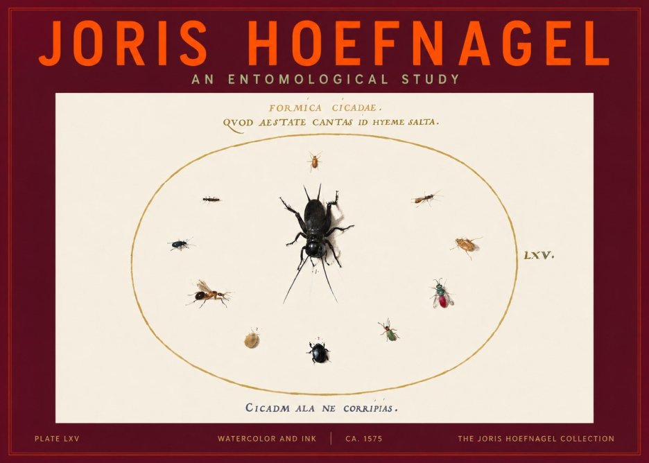 Joris Hoefnagel Formica Cicadae No4 - Poster