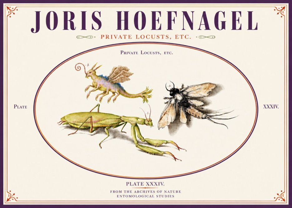 Joris Hoefnagel Privs Locvsta Bovem. No5 - Poster