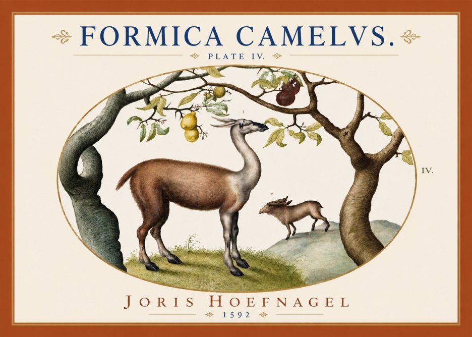 Joris Hoefnagel Formicamelus. No4 - Poster