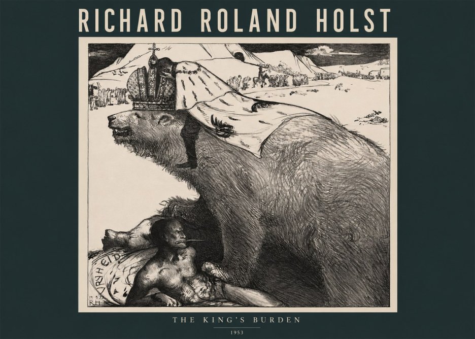 Richard Roland Holst The King's Burden No2 - Poster