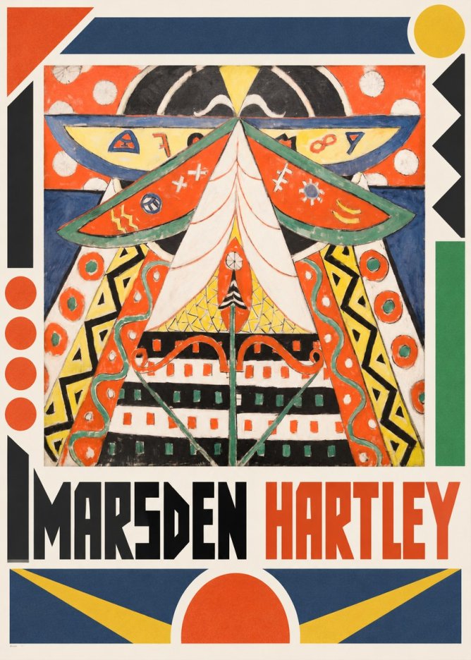 Marsden Hartley Painting No. 5 No2 - Poster
