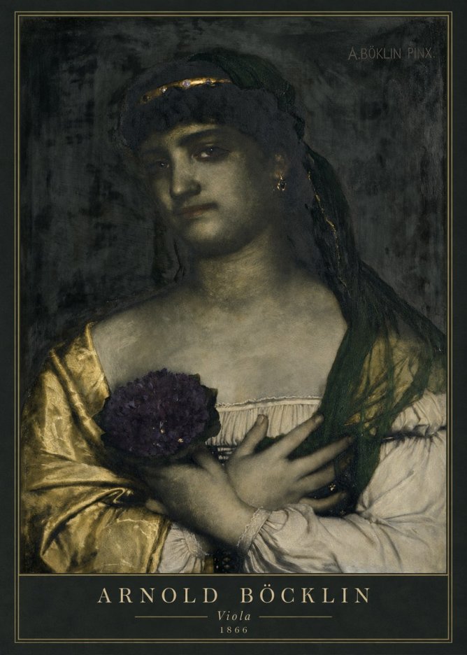 Arnold Böcklin Viola No3 - Poster
