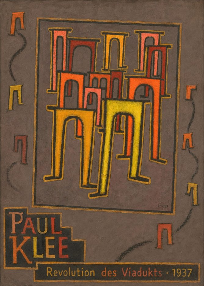 Paul Klee Revolution Des Viadukts No6 - Poster