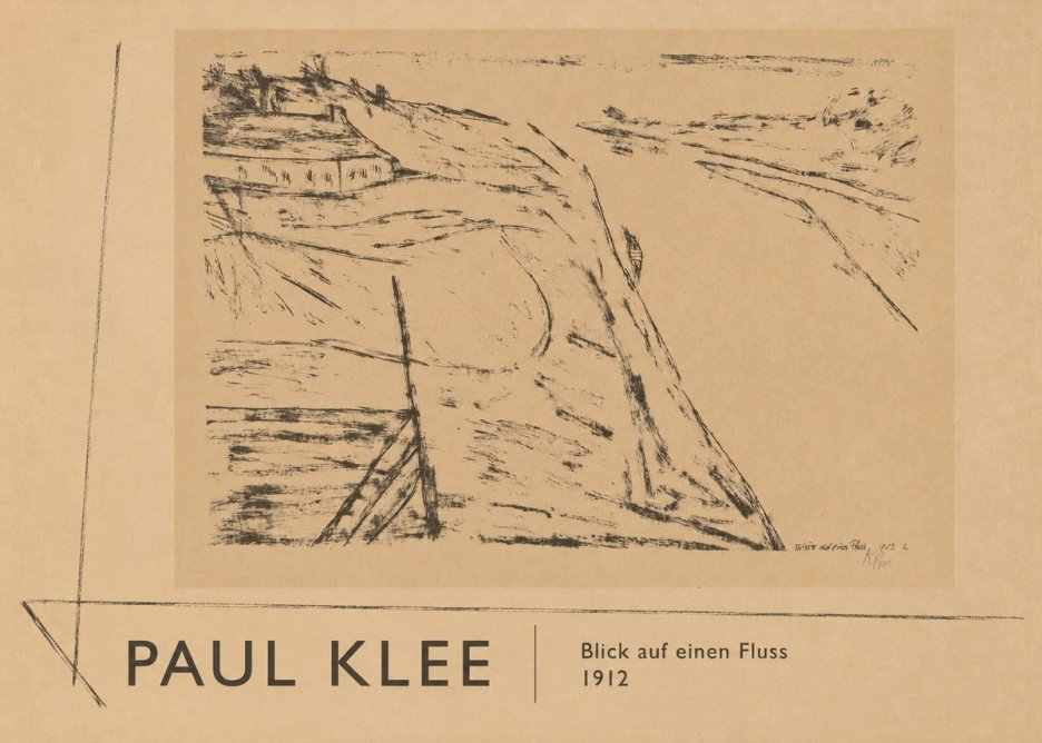 Paul Klee Blick Auf Einen Fluss No1 - Poster